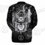 Skull Pentagram Scary SED-0803 Button Jacket