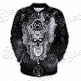 Skull Pentagram Scary SED-0803 Button Jacket
