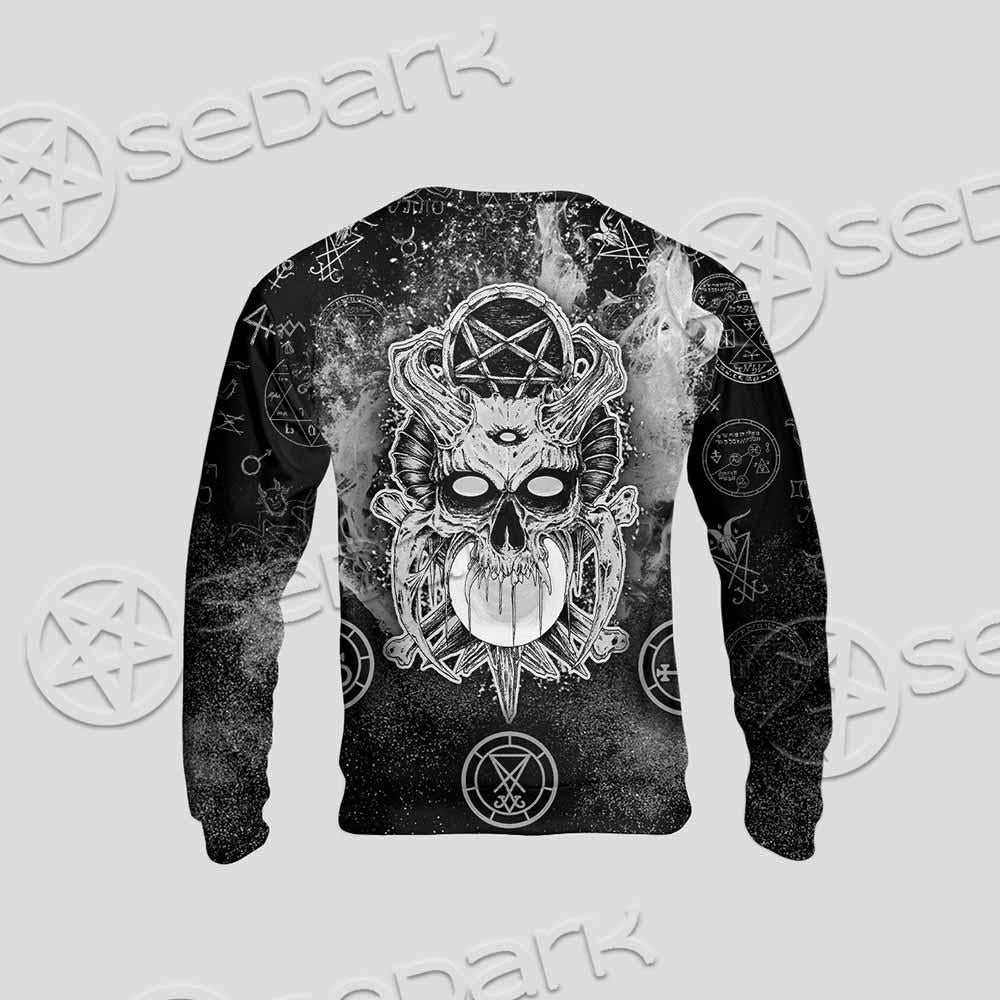 Skull Pentagram Scary SED-0803 Unisex Sweatshirt