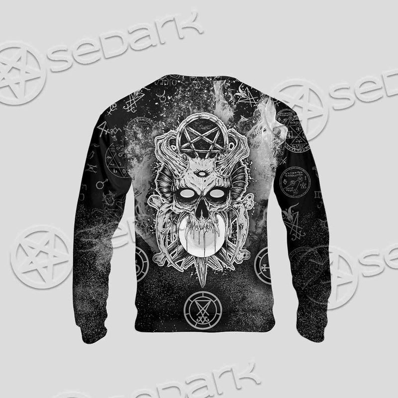 Skull Pentagram Scary SED-0803 Unisex Sweatshirt