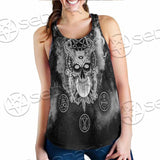 Skull Pentagram Scary SED-0803 Women Tank Top