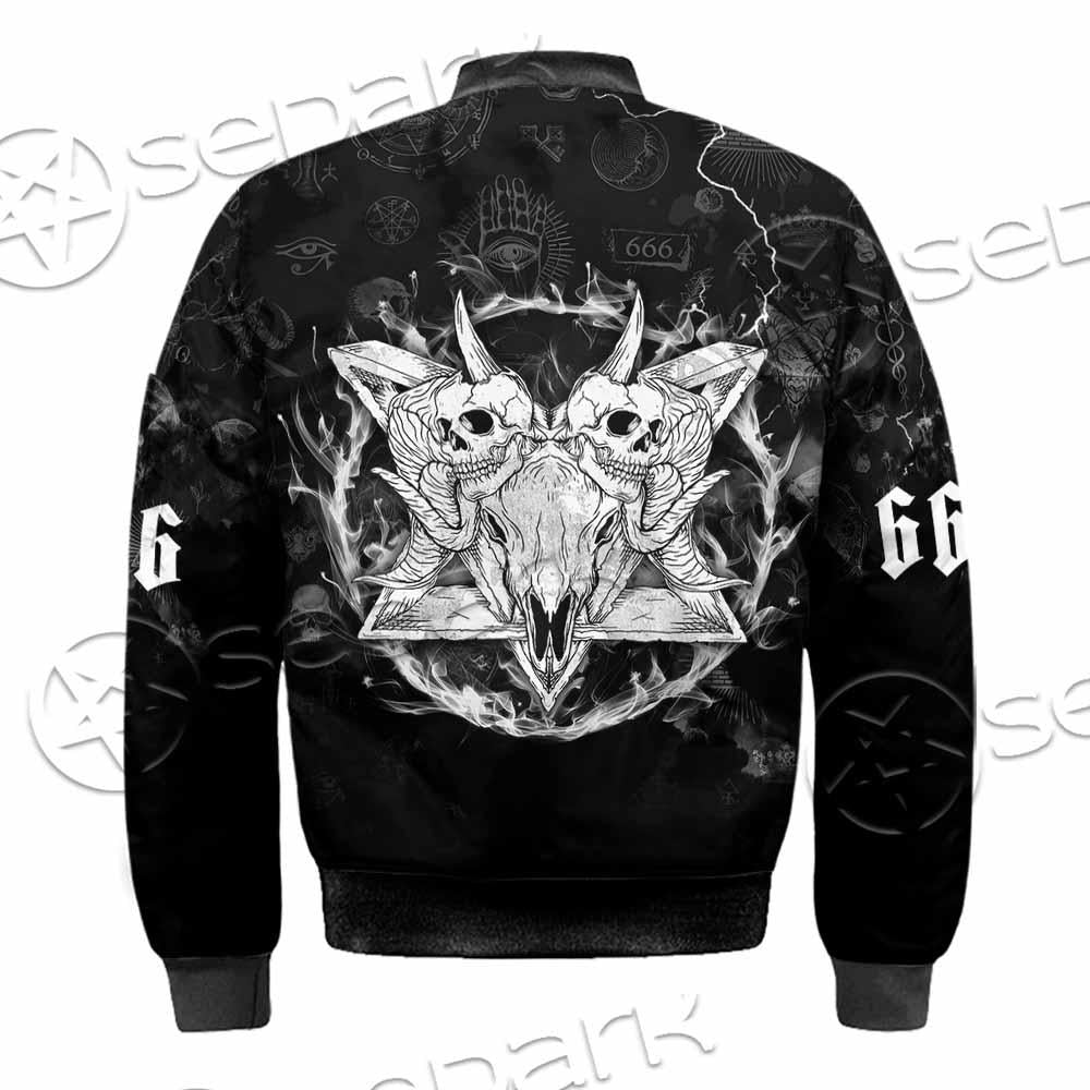 Skull Goat Head 666 SED-0808 Jacket