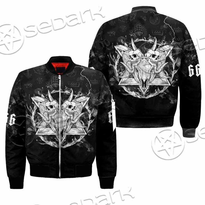Skull Goat Head 666 SED-0808 Jacket