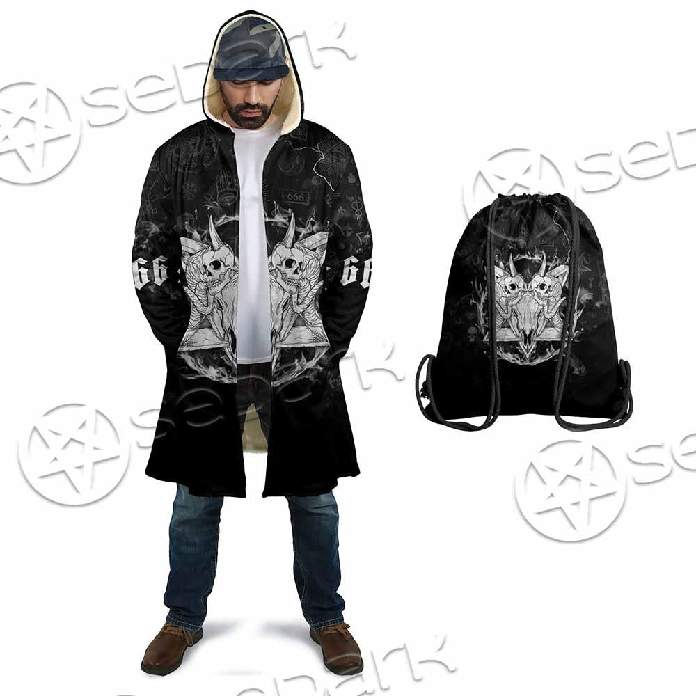 Skull Goat Head 666 SED-0808 Cloak