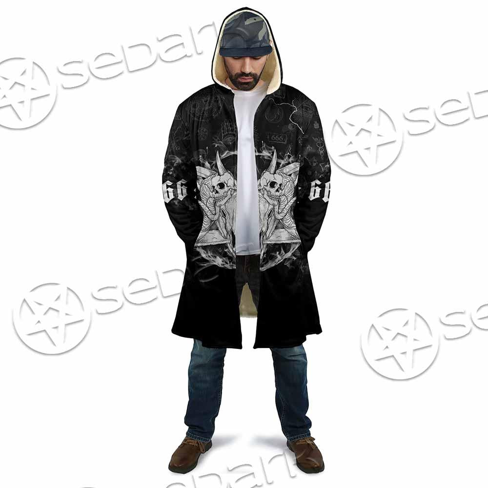 Skull Goat Head 666 SED-0808 Cloak