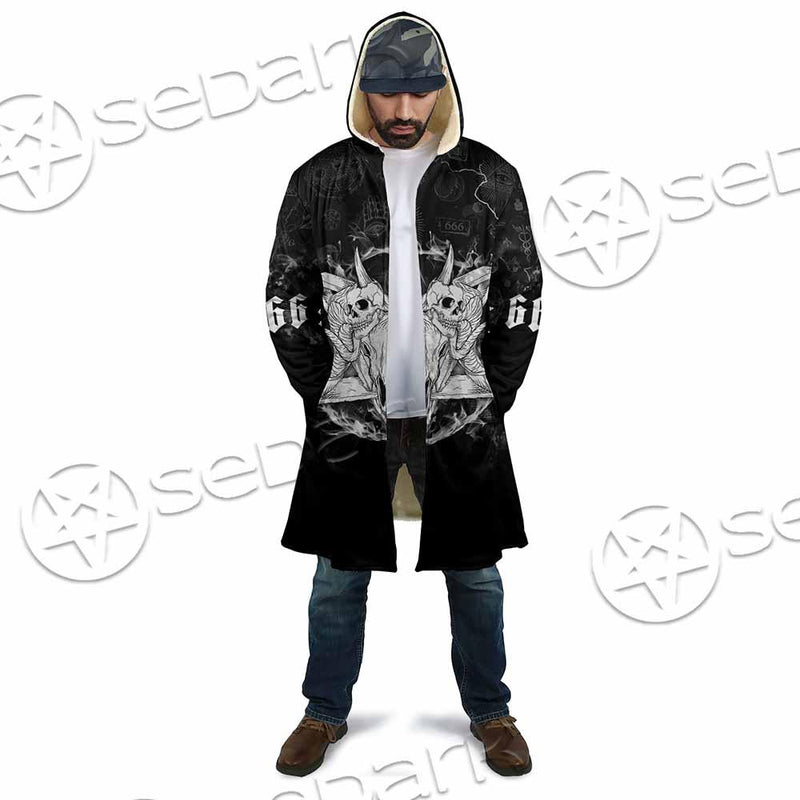 Skull Goat Head 666 SED-0808 Cloak