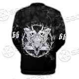 Skull Goat Head 666 SED-0808 Button Jacket