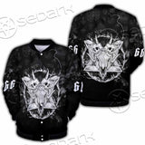 Skull Goat Head 666 SED-0808 Button Jacket