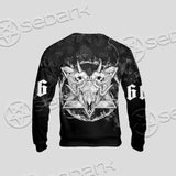 Skull Goat Head 666 SED-0808 Unisex Sweatshirt
