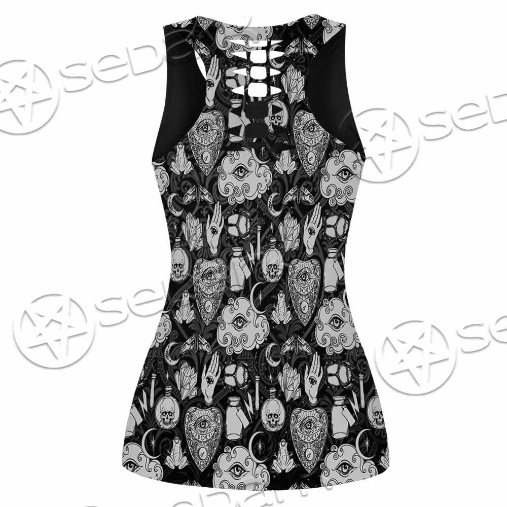 Gothic Skull Ouija Board SED-0813 Women Tank Top