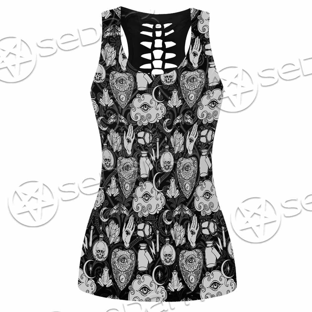Gothic Skull Ouija Board SED-0813 Women Tank Top