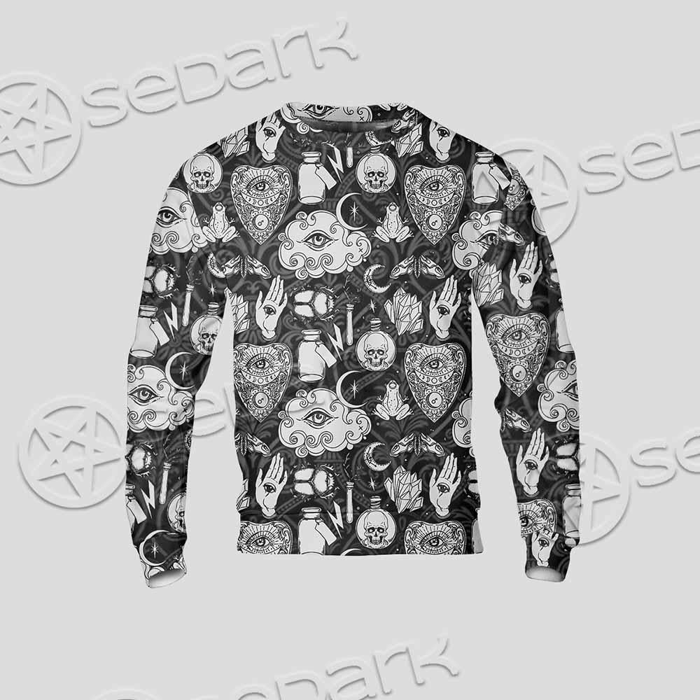 Gothic Skull Ouija Board SED-0813 Unisex Sweatshirt
