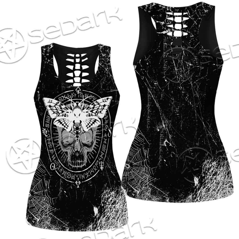 Goth Death Moth SED-0838 Women Tank Top