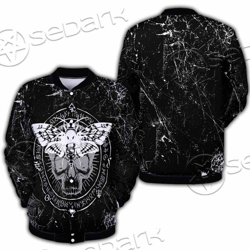 Goth Death Moth SED-0838 Button Jacket