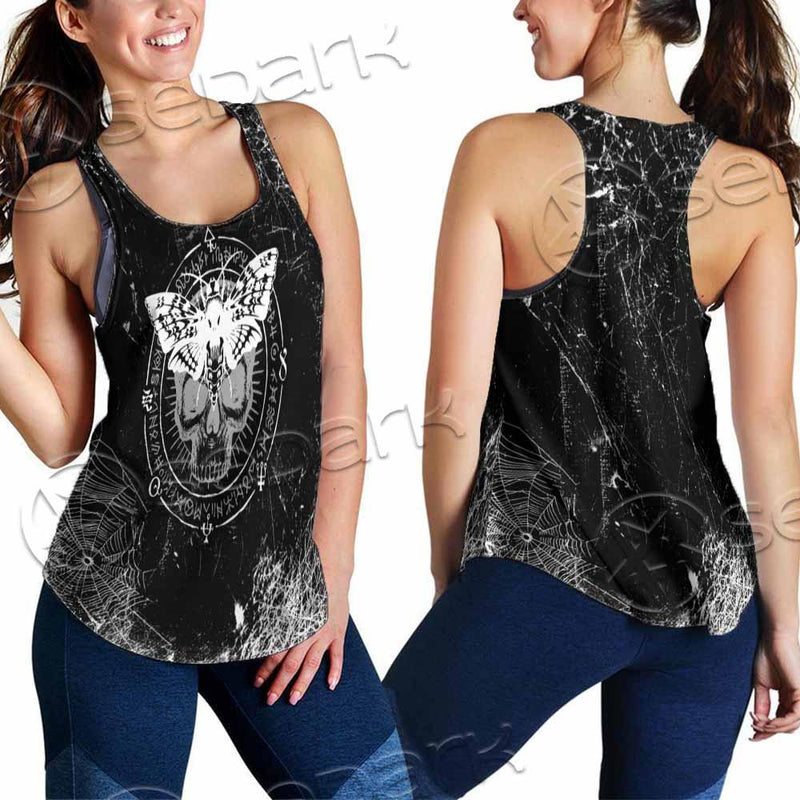 Goth Death Moth SED-0838 Women Tank Top