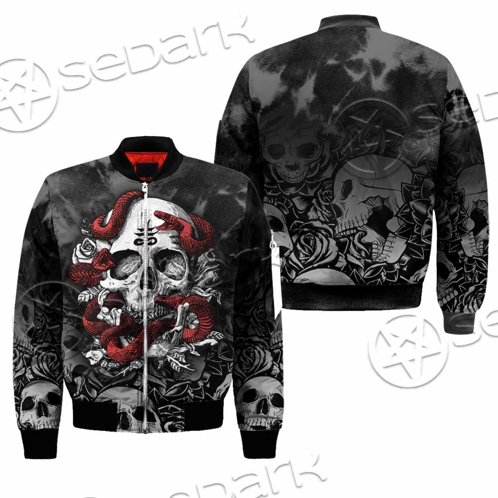 Skull Rose Snake Brimstone SED-0850 Jacket