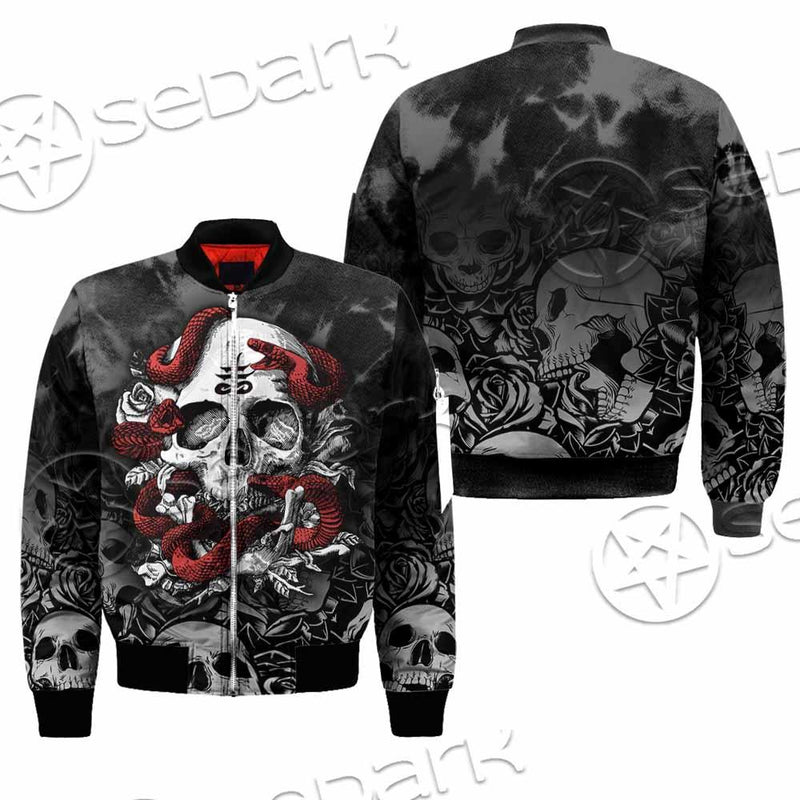 Skull Rose Snake Brimstone SED-0850 Jacket