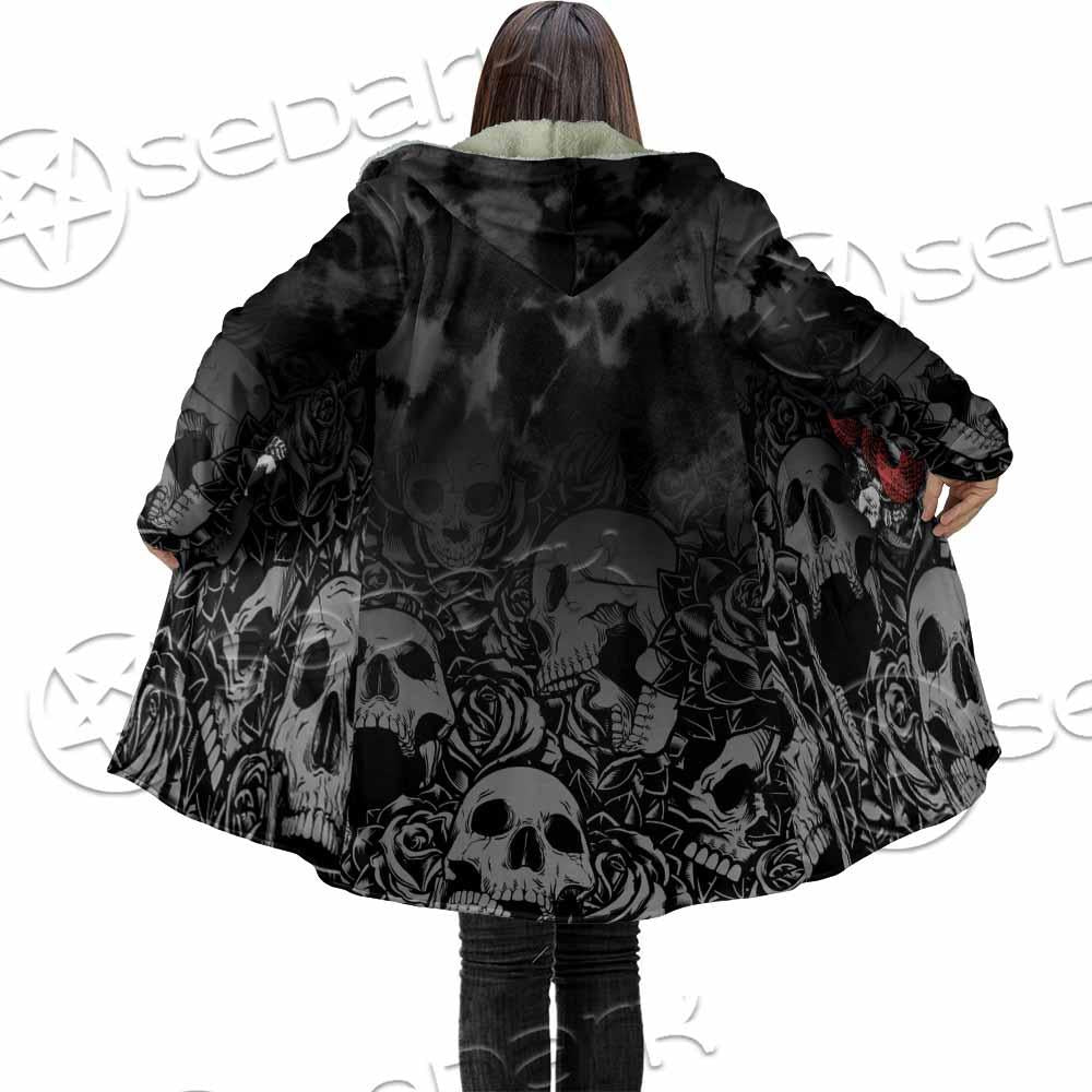 Skull Rose Snake Brimstone SED-0850 Cloak