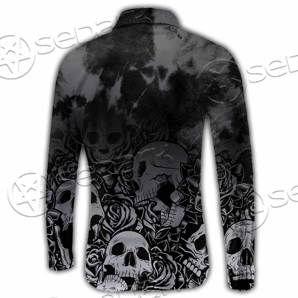 Skull Rose Snake Brimstone SED-0850 Shirt Allover