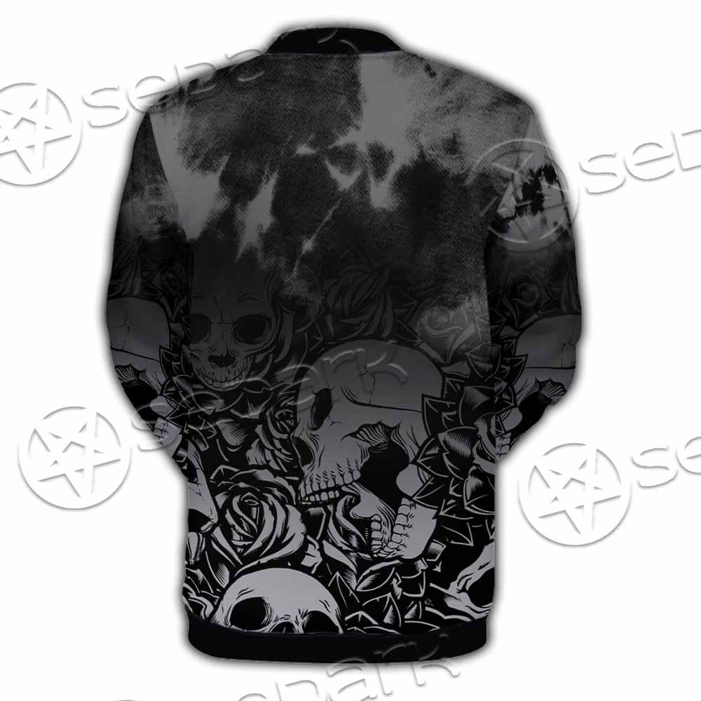 Skull Rose Snake Brimstone SED-0850 Button Jacket