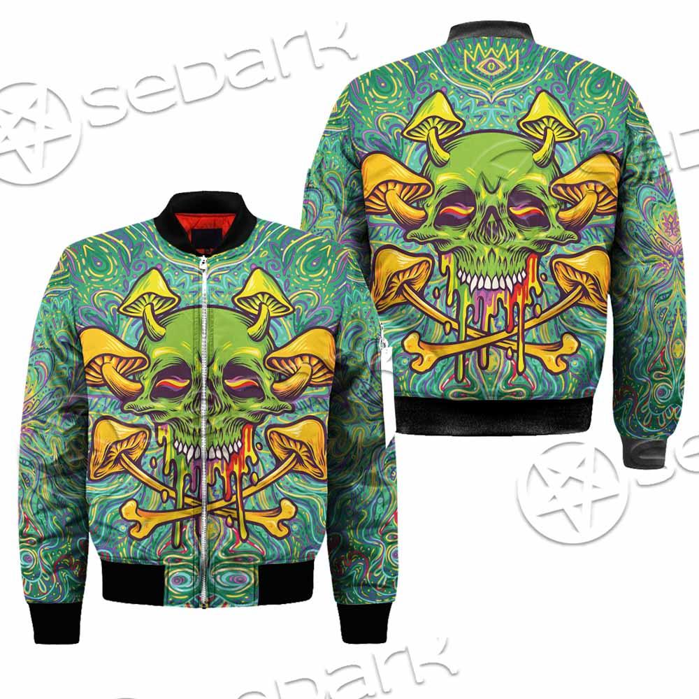 Sugar Skull Magic Mushrooms Psychedelic 1 SED-0867 Jacket