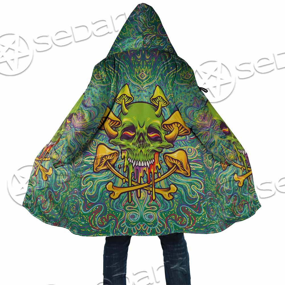 Sugar Skull Magic Mushrooms Psychedelic 1 SED-0867 Cloak