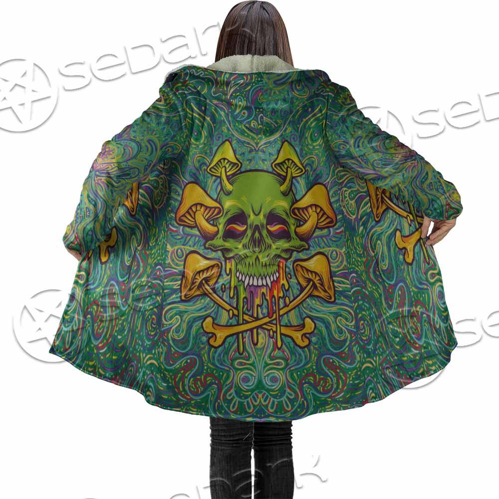 Sugar Skull Magic Mushrooms Psychedelic 1 SED-0867 Cloak