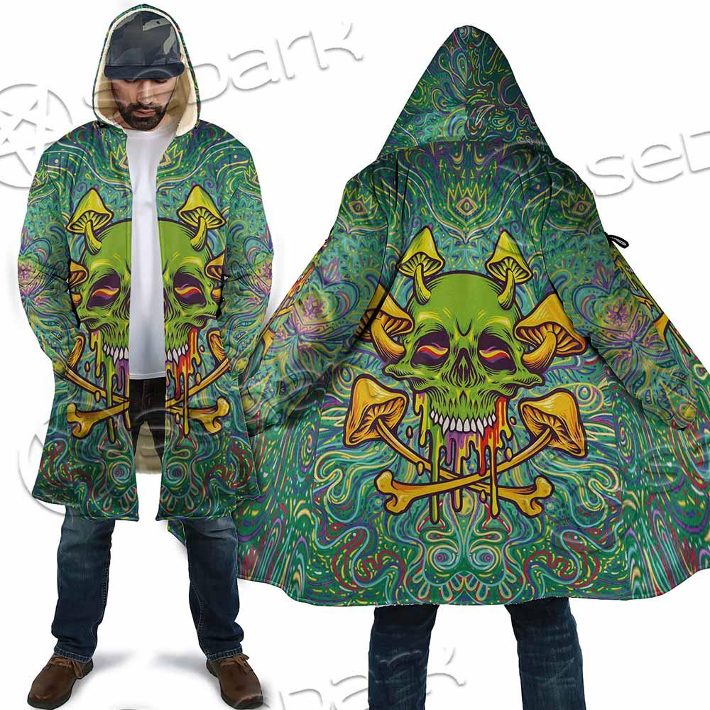 Sugar Skull Magic Mushrooms Psychedelic 1 SED-0867 Cloak