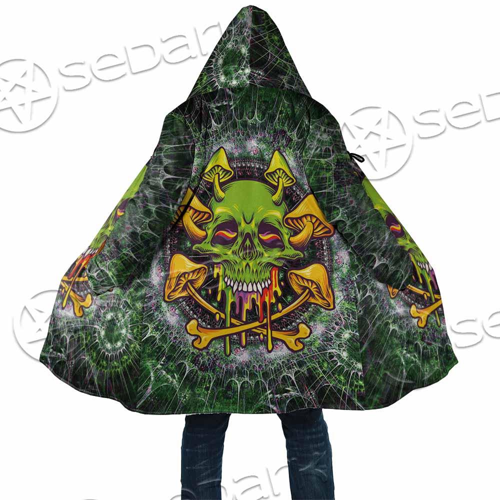 Sugar Skull Magic Mushrooms Psychedelic 2 SED-0868 Cloak