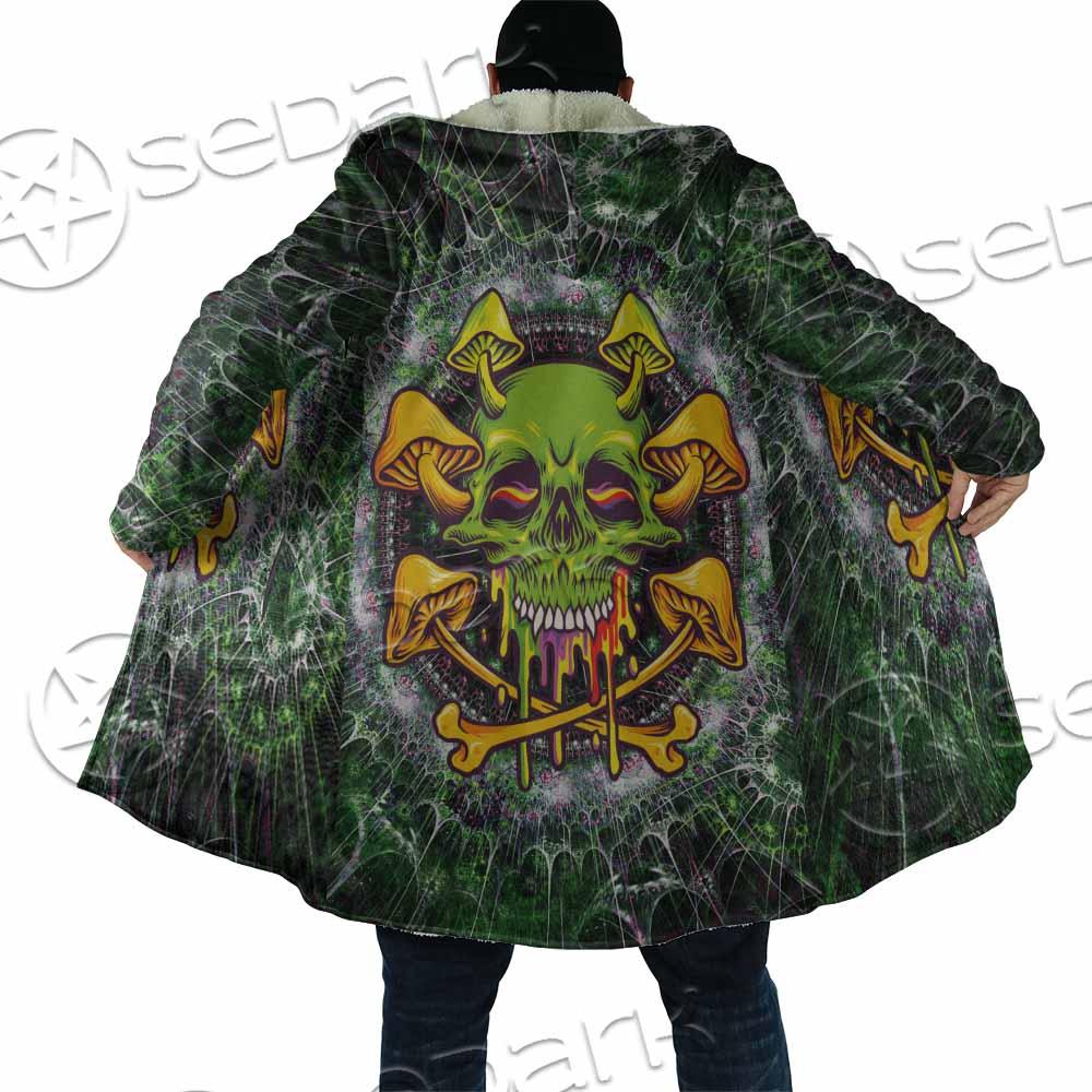 Sugar Skull Magic Mushrooms Psychedelic 2 SED-0868 Cloak