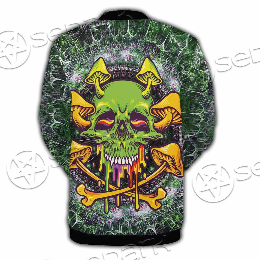 Sugar Skull Magic Mushrooms Psychedelic 2 SED-0868 Button Jacket