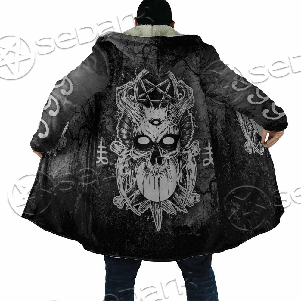 Skull Crossbones 666 SED-0912 Cloak