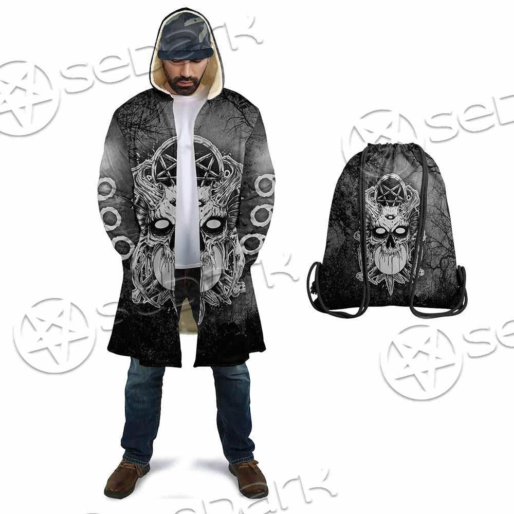 Skull Crossbones 666 SED-0912 Cloak