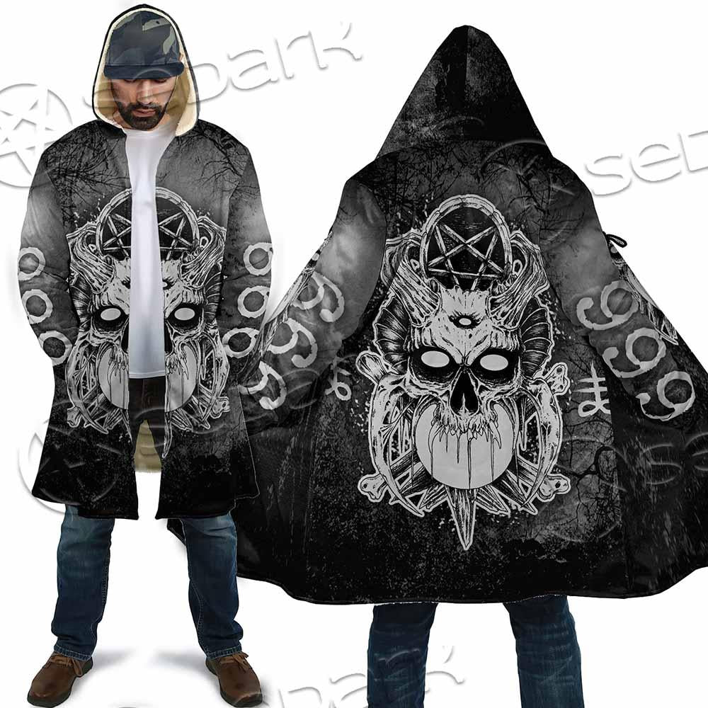 Skull Crossbones 666 SED-0912 Cloak