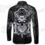 Skull Crossbones 666 SED-0912 Shirt Allover
