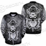 Skull Crossbones 666 SED-0912 Button Jacket