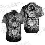 Skull Crossbones 666 SED-0912 Shirt Allover