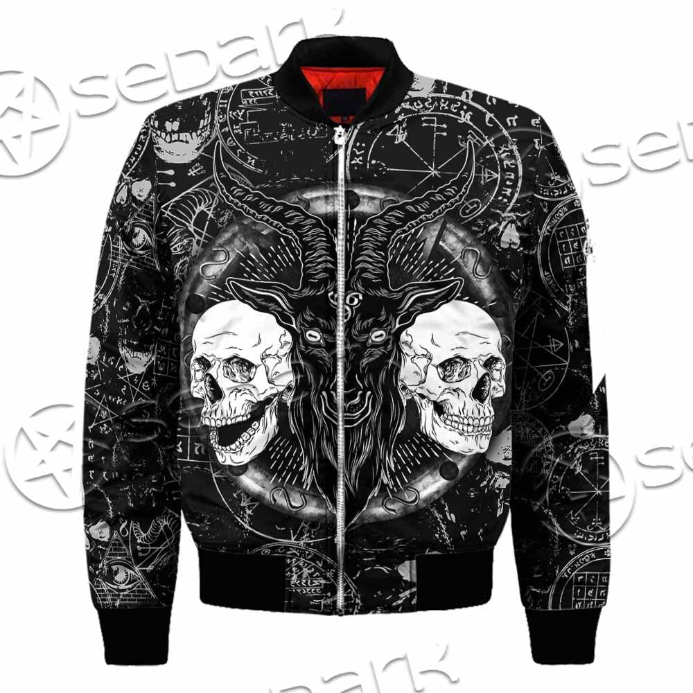 Skull Goat Head 666 SED-0974 Jacket