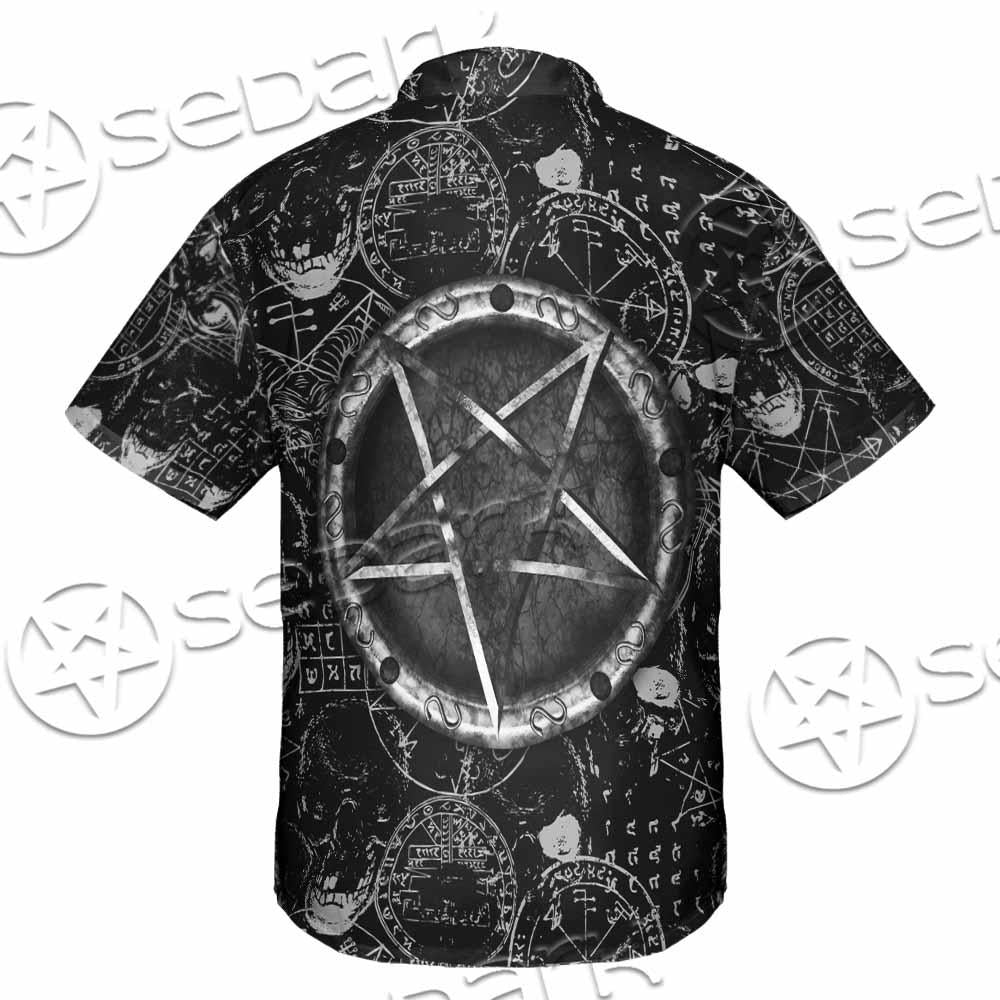 Skull Goat Head 666 SED-0974 Shirt Allover