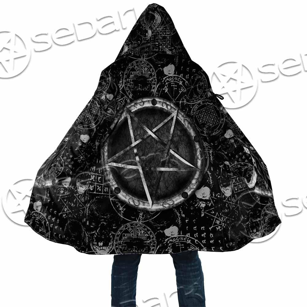 Skull Goat Head 666 SED-0974 Cloak