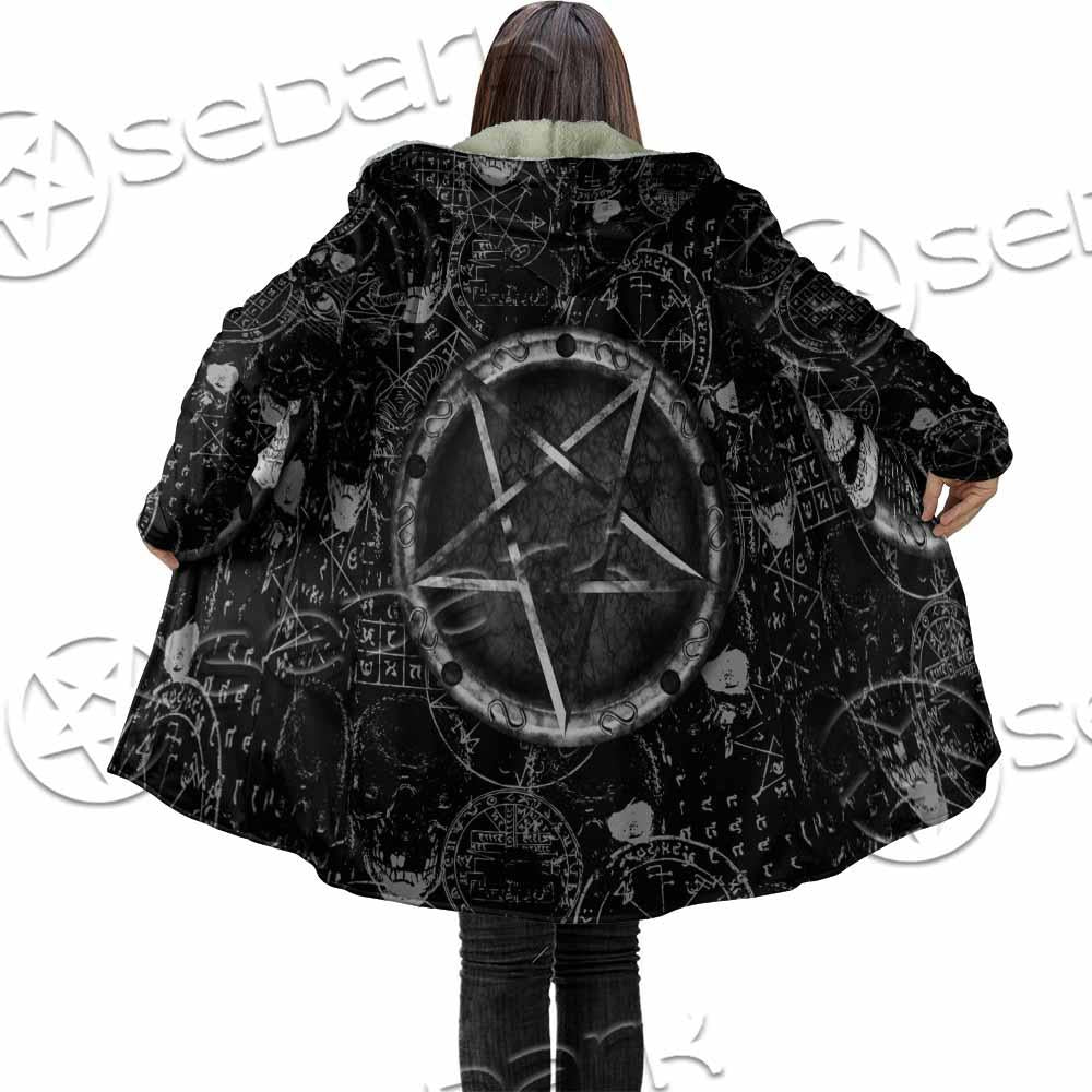 Skull Goat Head 666 SED-0974 Cloak