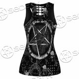 Skull Goat Head 666 SED-0974 Women Tank Top