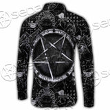 Skull Goat Head 666 SED-0974 Shirt Allover
