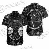 Skull Goat Head 666 SED-0974 Shirt Allover