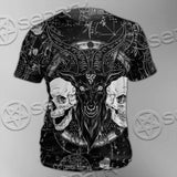 Skull Goat Head 666 SED-0974 Unisex T-shirt