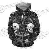 Skull Goat Head 666 SED-0974 Hoodie & Zip Hoodie