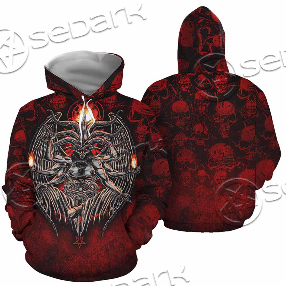 Skulls Baphomet SED-0975 Hoodie & Zip Hoodie