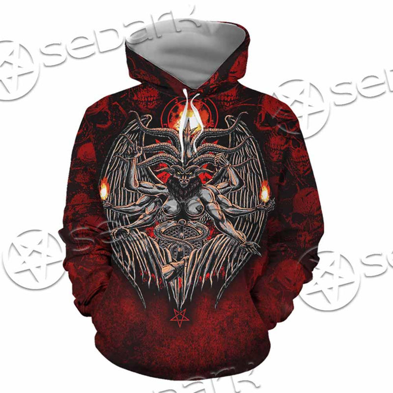 Skulls Baphomet SED-0975 Hoodie & Zip Hoodie