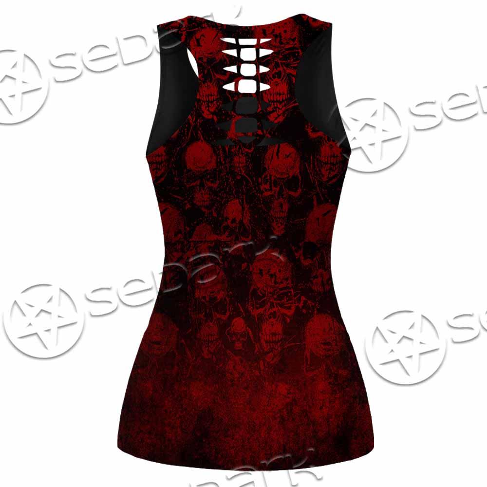 Skulls Baphomet SED-0975 Women Tank Top