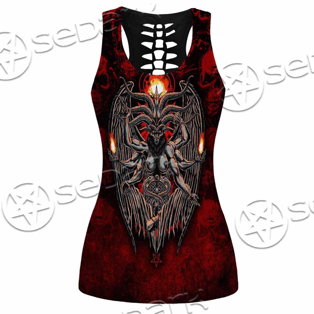 Skulls Baphomet SED-0975 Women Tank Top